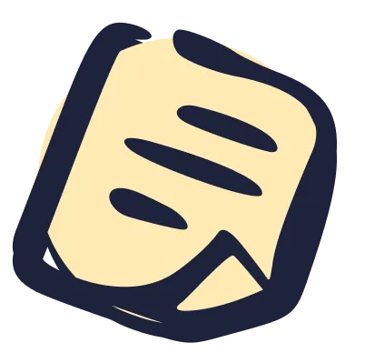 Sketch annotation element brush pen icon sticky note1